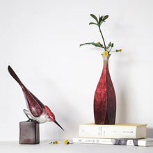 Load image into Gallery viewer, Burgundy vase

